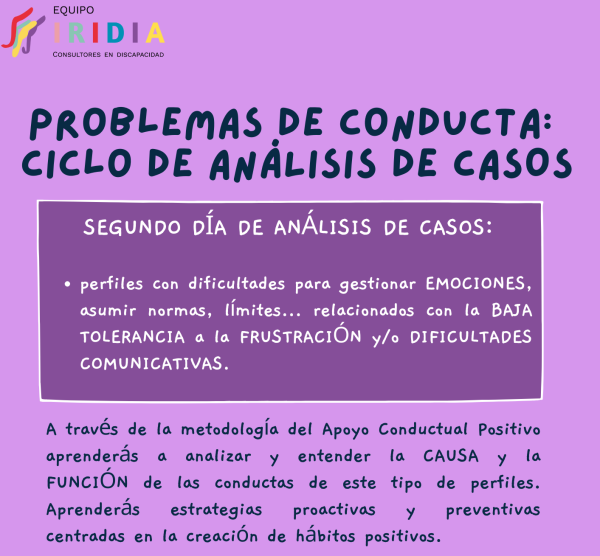 CICLO PROBLEMAS DE CONDUCTA: SEGUNDA SESIÓN